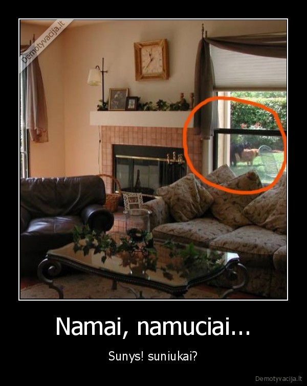 Namai, namuciai...
