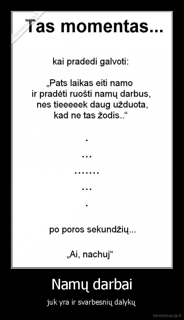 Namų darbai