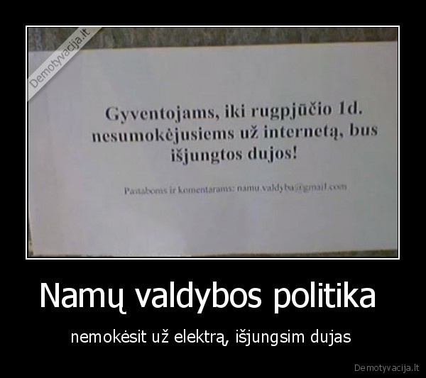 Namų valdybos politika 