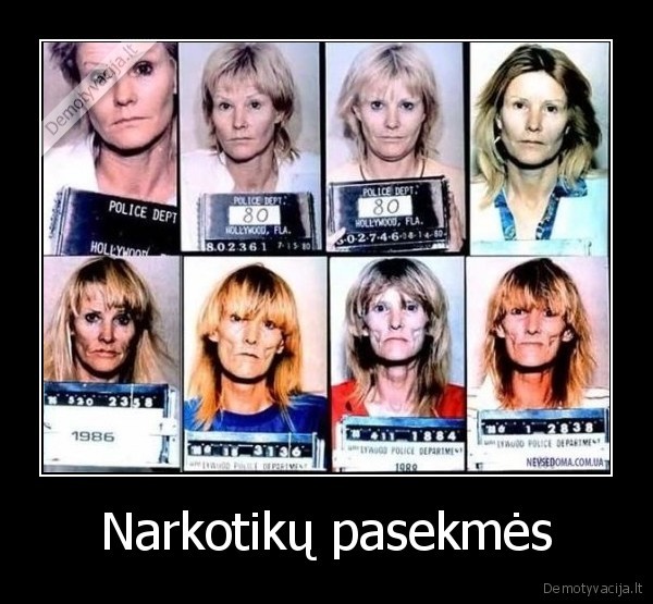 Narkotikų pasekmės