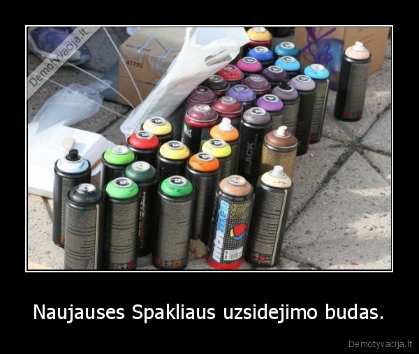 spaklius,pudra,graffiti