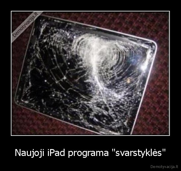 Naujoji iPad programa &quot;svarstyklės&quot;