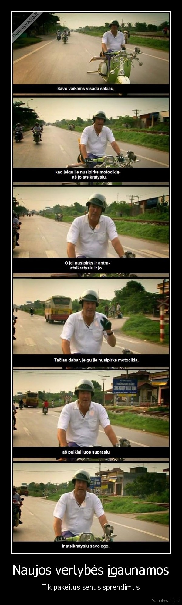 Naujos vertybės įgaunamos