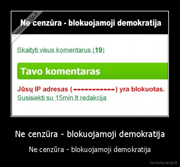 ne, cenzura, blokuojamoji, demokratija
