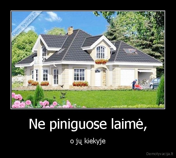 pinigai,nams