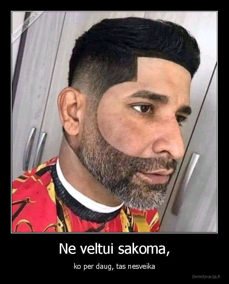 barzda,sukuosena,stilius