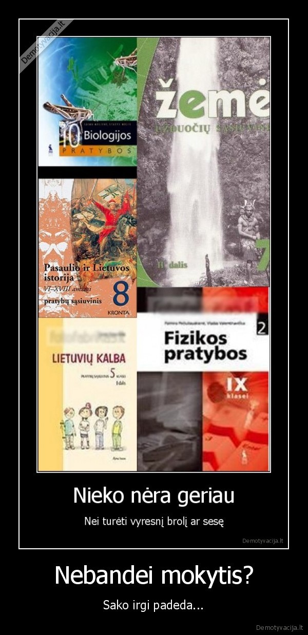 mokykla, pratybos