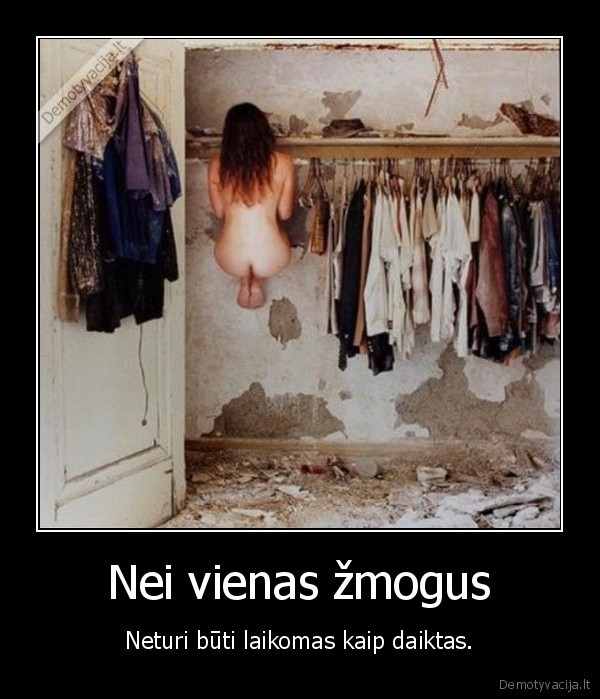 Nei vienas žmogus