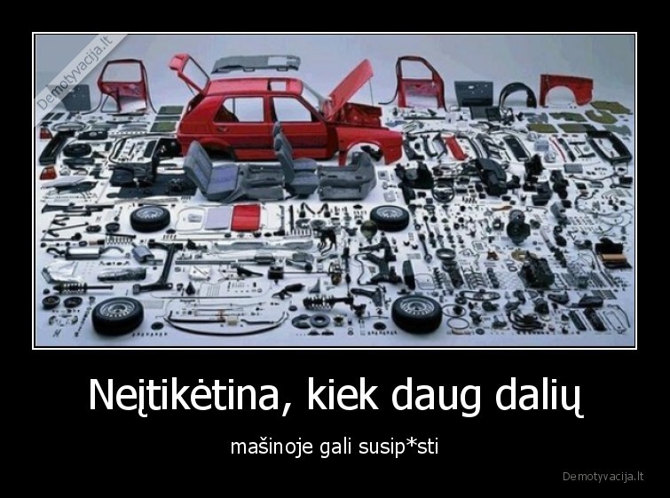 masina,dalys