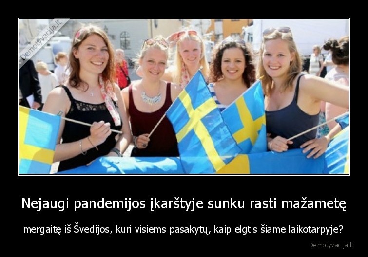svedija,mergaite,pandemija