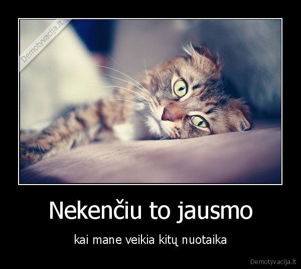 Nekenčiu to jausmo