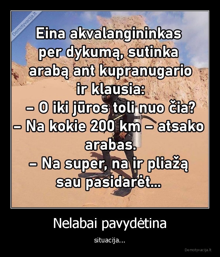 pliazas,dykuma,sahara,jura,akvalangininkas