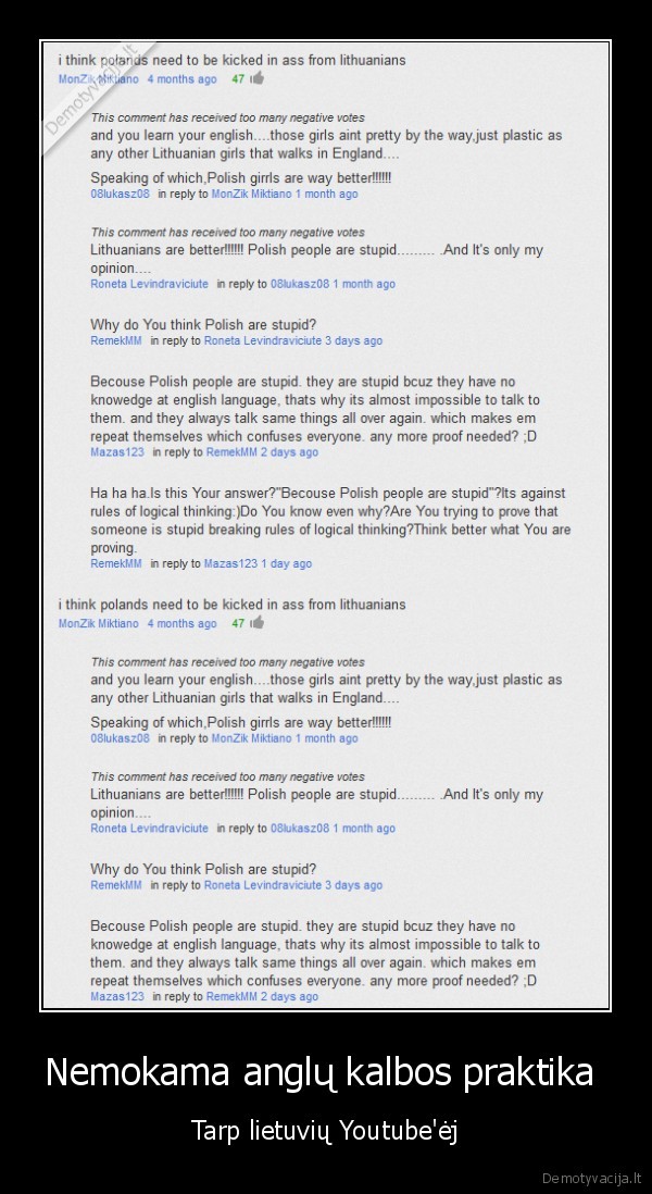 youtube, kvaili, lietuviai