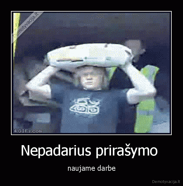 Nepadarius prirašymo 