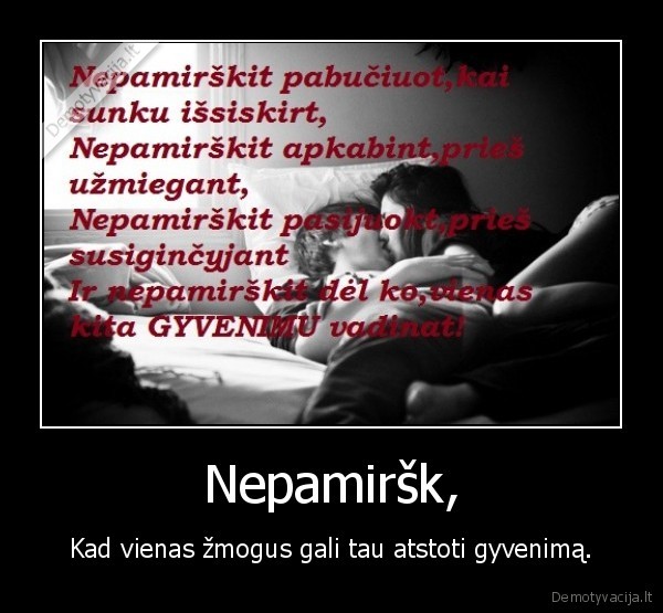 Nepamiršk,