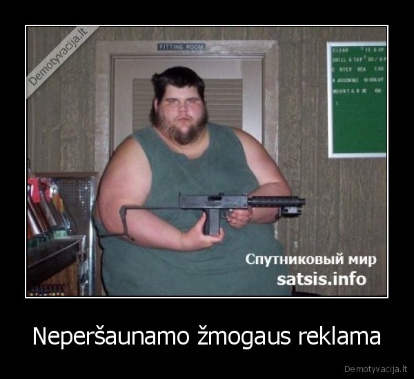 Neperšaunamo žmogaus reklama