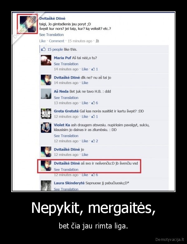 nesveika, fane