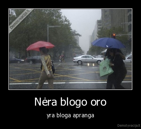 Nėra blogo oro