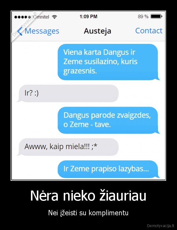 komplimentas,izeidimas,sms