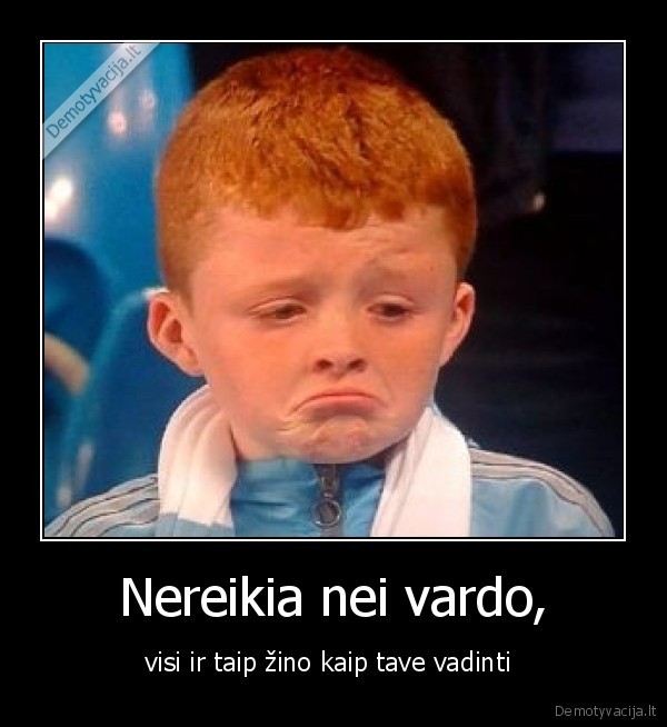 Nereikia nei vardo,