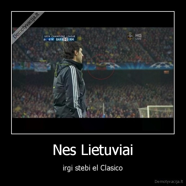 lietuviai,veliava,el, clasico,barsa