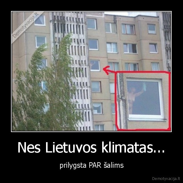 Nes Lietuvos klimatas...