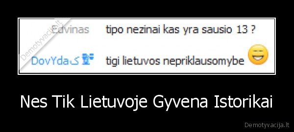 Nes Tik Lietuvoje Gyvena Istorikai