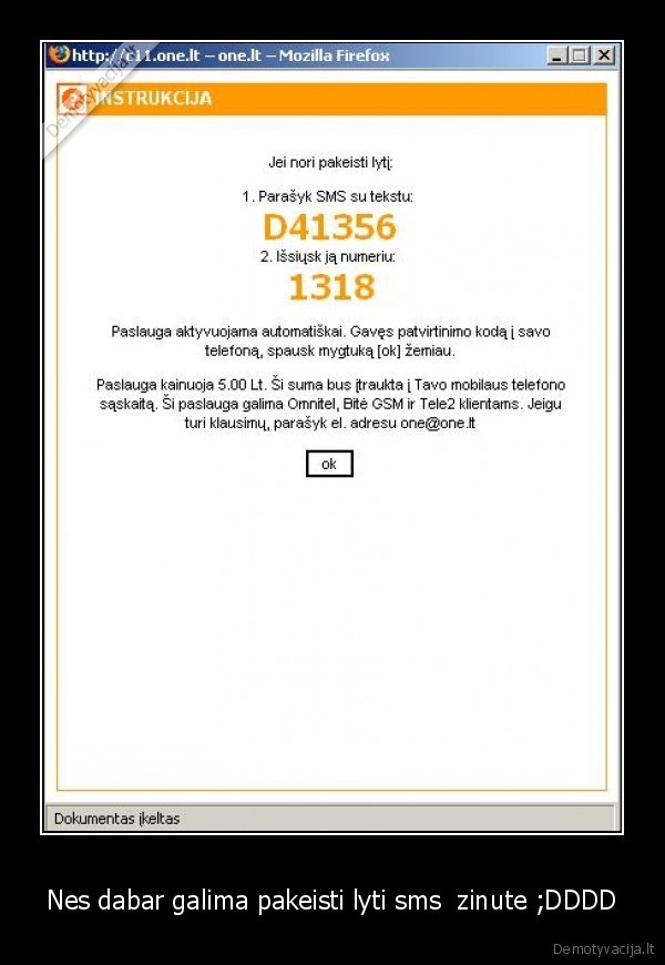 Nes dabar galima pakeisti lyti sms  zinute ;DDDD