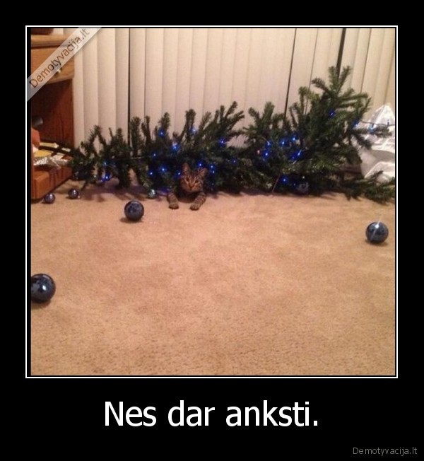 Nes dar anksti.