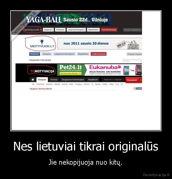 Nes lietuviai tikrai originalūs