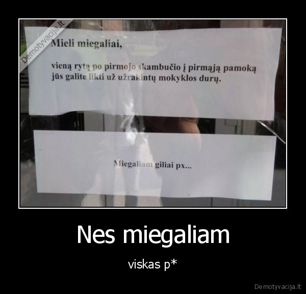 Nes miegaliam