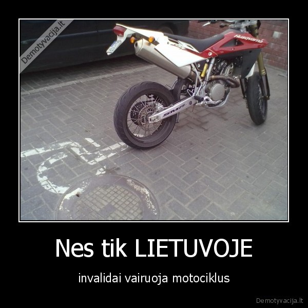 lietuva, lithuania, invalidas, moto