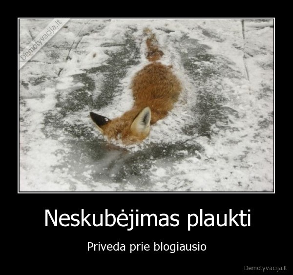 Neskubėjimas plaukti