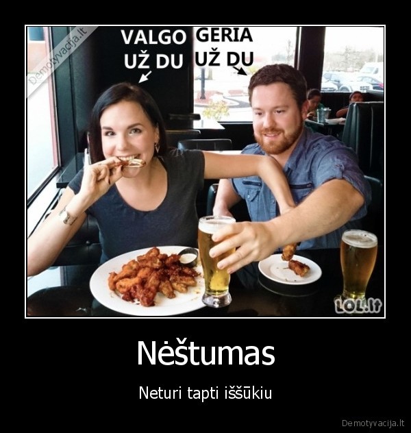 nestumas,nescia, mergina,valgo, uz, du,geria, uz, du