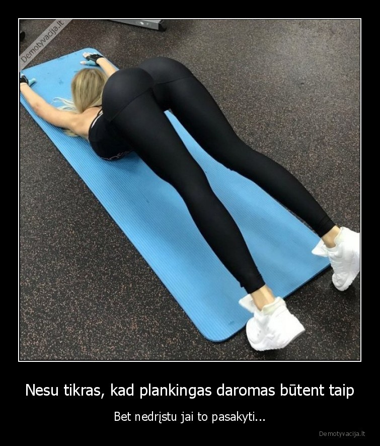planking,sportininke