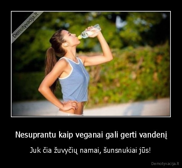 vanduo,veganai