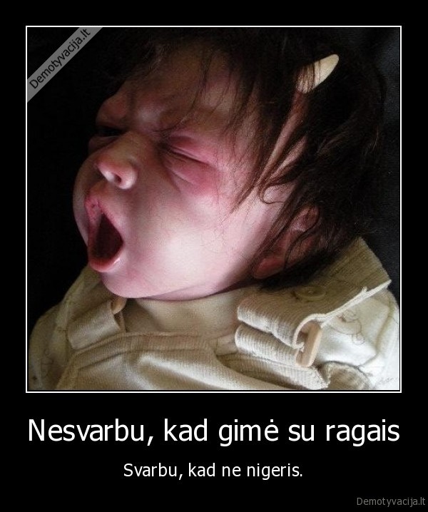 ragai,nigeris,juodaodis,vaikas,gime, su, ragais