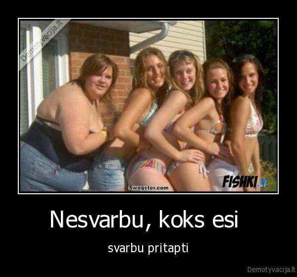 Nesvarbu, koks esi 