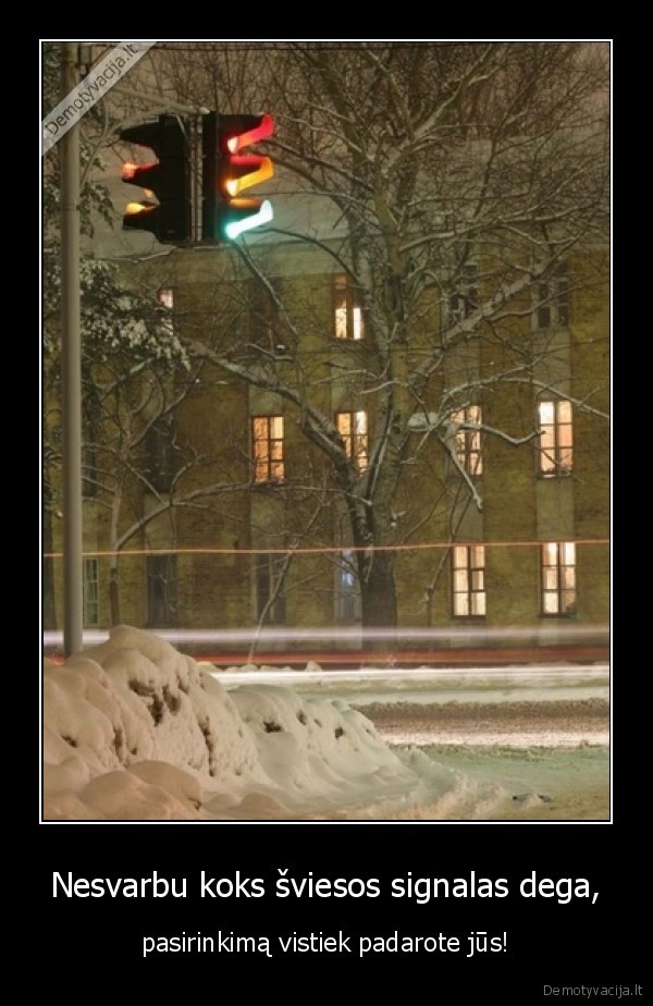 sviesoforas,pasirinkimas,zmogus,galvoti,ziema,gatve,degti,padaryti