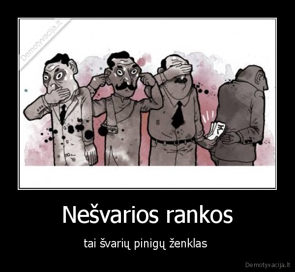 Nešvarios rankos