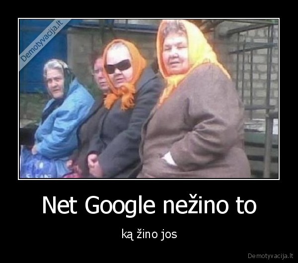 Net Google nežino to