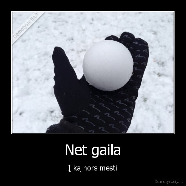 sniego, gniuzte,sniegas