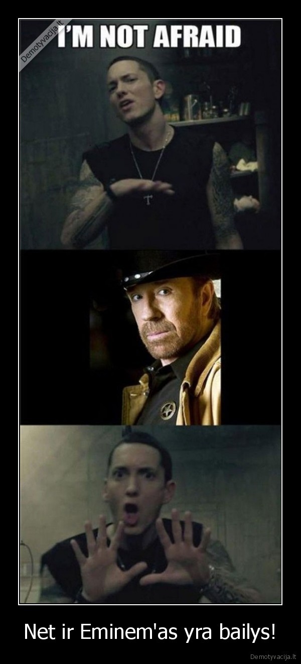 Net ir Eminem'as yra bailys!