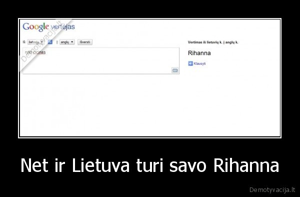 Net ir Lietuva turi savo Rihanna