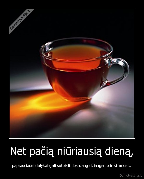 arbata,laime,siluma