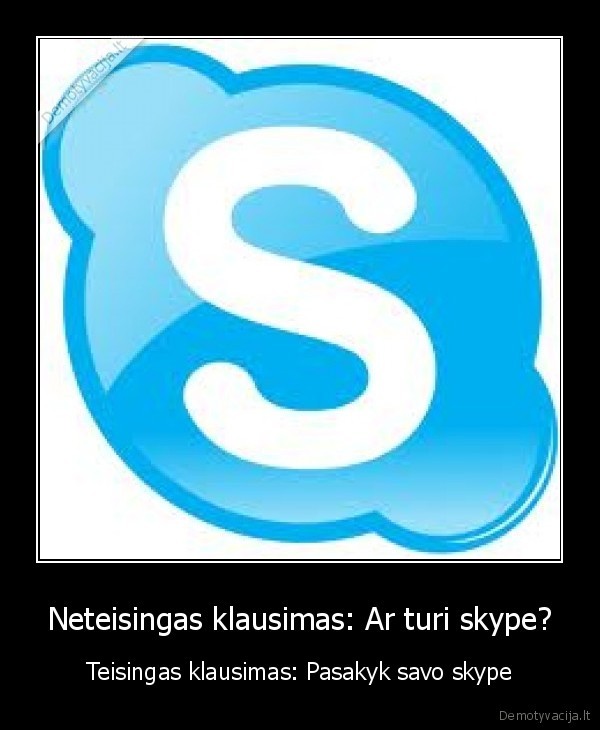 skype,klausimas