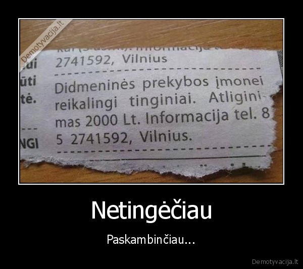 darbo, skelbimas,juokingas, skelbimas,skelbimas, laikrastyje