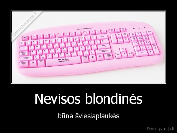 Nevisos blondinės