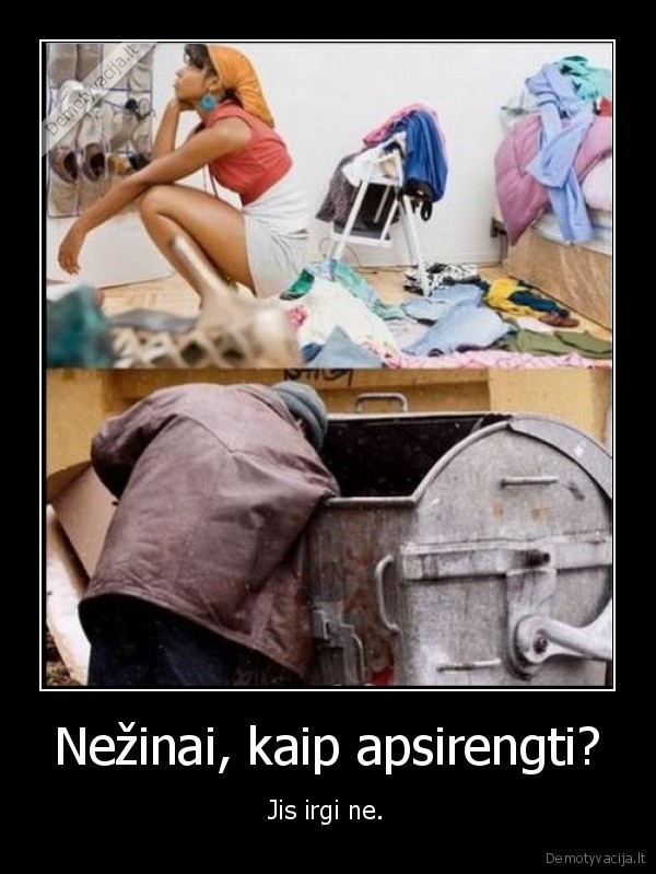 Nežinai, kaip apsirengti?