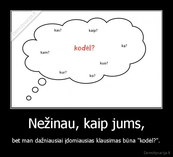 klausimai